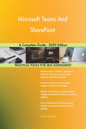 Cover image for Microsoft Teams And SharePoint A Complete Guide - 2020 Edition