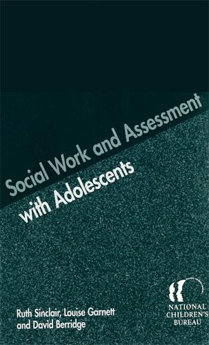 Cover image for Social Work and Assessment with Adolescents
