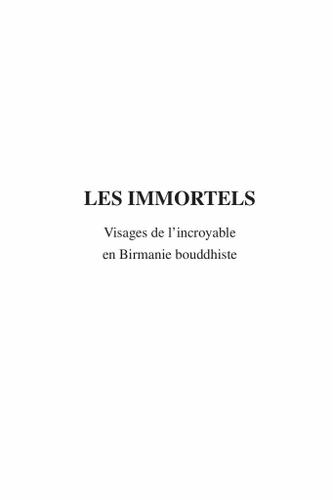 Cover image for Les Immortels
