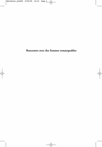 Cover image for Rencontre avec des femmes remarquables