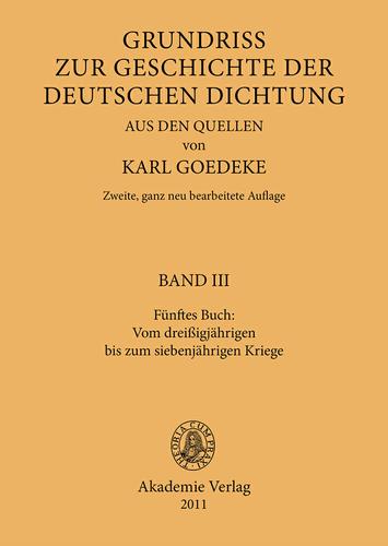 Cover image for Funftes Buch: Vom dreissigjahrigen bis zum siebenjahrigen Kriege