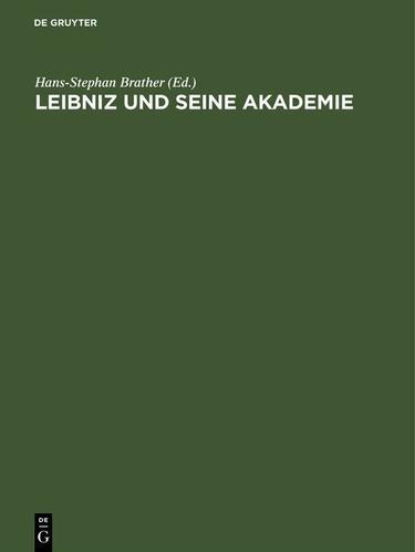 Cover image for Leibniz und seine Akademie