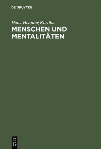 Cover image for Menschen und Mentalitaten
