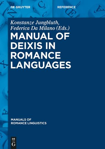 Cover image for Manual of Deixis in Romance Languages