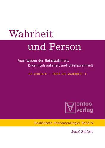 Cover image for De Veritate - Uber die Wahrheit