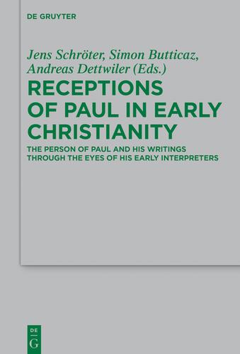Cover image for Receptions of Paul in Early Christianity
