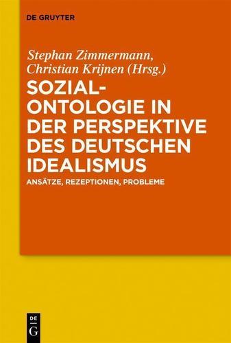 Cover image for Sozialontologie in der Perspektive des deutschen Idealismus