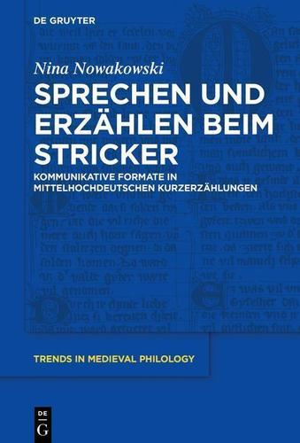 Cover image for Sprechen und Erzahlen beim Stricker