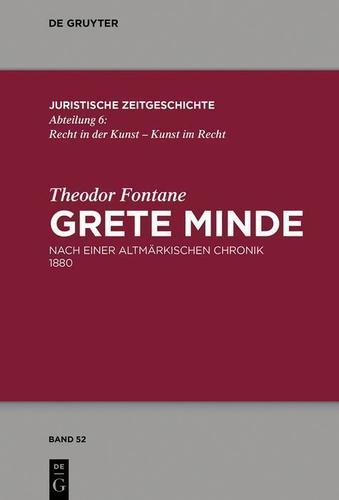 Cover image for Theodor Fontane, Grete Minde