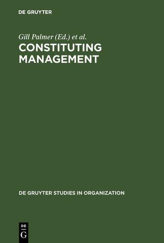 Cover image for Constituting Management
