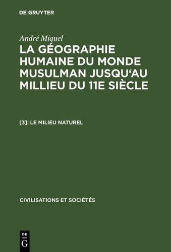 Cover image for Le milieu naturel