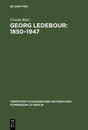 Cover image for Georg Ledebour: 18501947