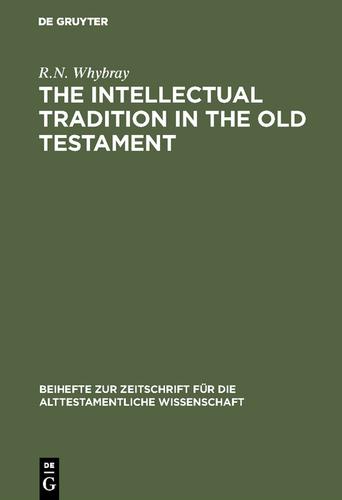 Cover image for The Intellectual Tradition in the Old Testament