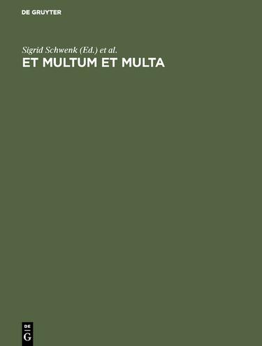 Cover image for Et Multum et Multa