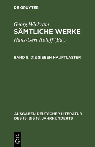 Cover image for Die sieben Hauptlaster