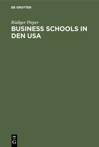 Cover image for Business schools in den USA
