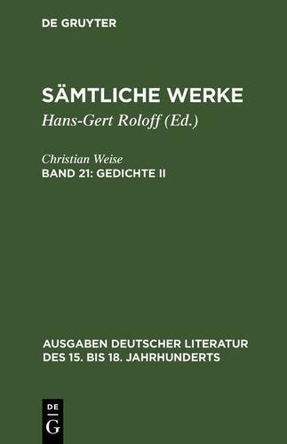 Cover image for Gedichte II