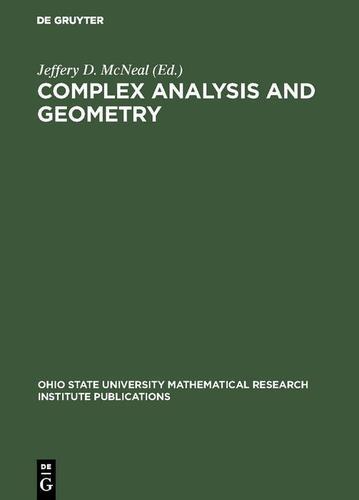 Cover image for Complex Analysis and Geometry