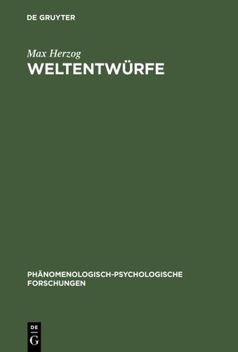 Cover image for Weltentwurfe