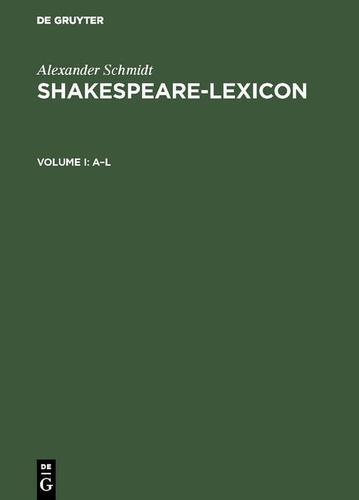 Cover image for Shakespeare-Lexicon
