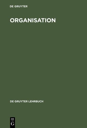 Cover image for Organisation