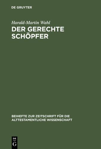 Cover image for Der gerechte Schopfer