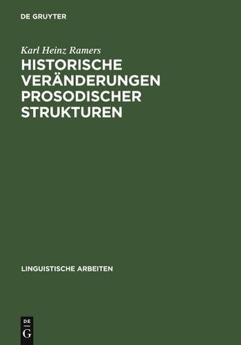 Cover image for Historische Veranderungen prosodischer Strukturen