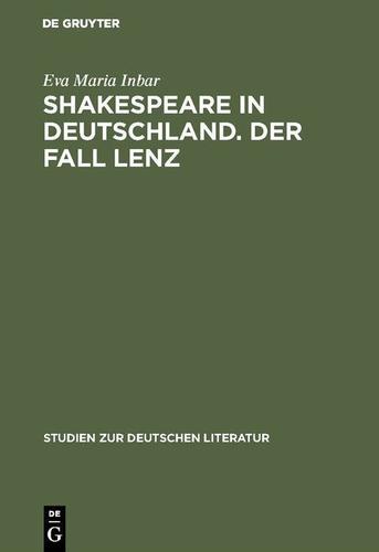 Cover image for Shakespeare in Deutschland. Der Fall Lenz