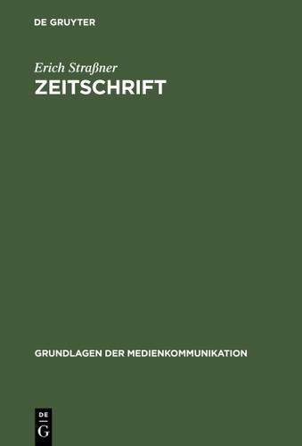 Cover image for Zeitschrift