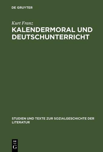Cover image for Kalendermoral und Deutschunterricht