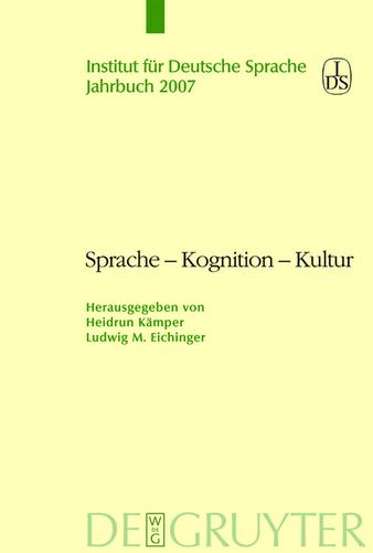 Cover image for Sprache - Kognition - Kultur