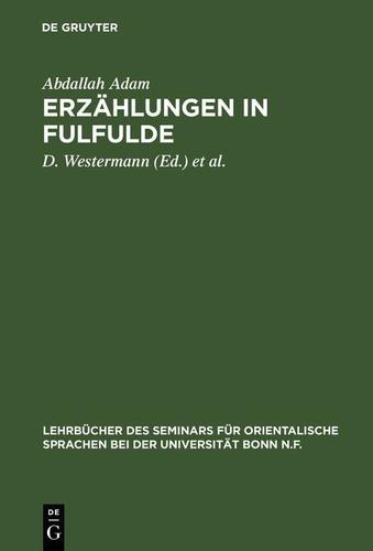 Cover image for Erzahlungen in Fulfulde