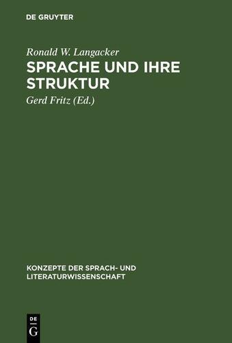 Cover image for Sprache und ihre Struktur