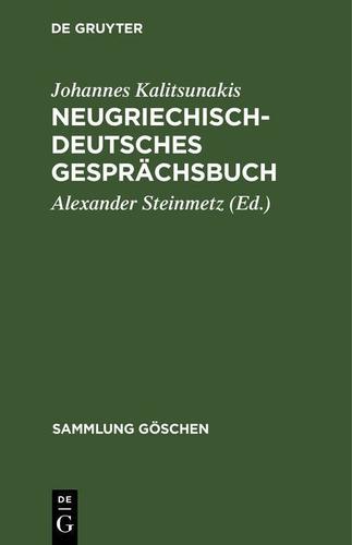 Cover image for Neugriechisch-Deutsches Gesprachsbuch