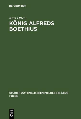 Cover image for Konig Alfreds Boethius