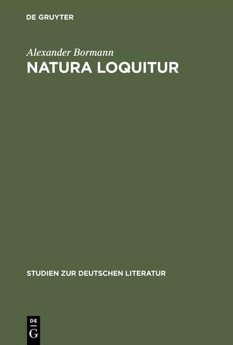 Cover image for Natura loquitur