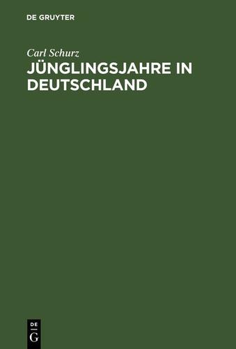 Cover image for Junglingsjahre in Deutschland
