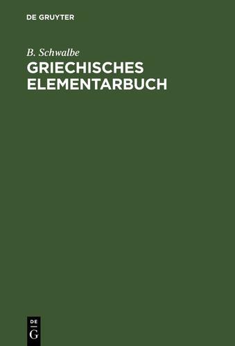 Cover image for Griechisches Elementarbuch