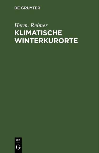 Cover image for Klimatische Winterkurorte