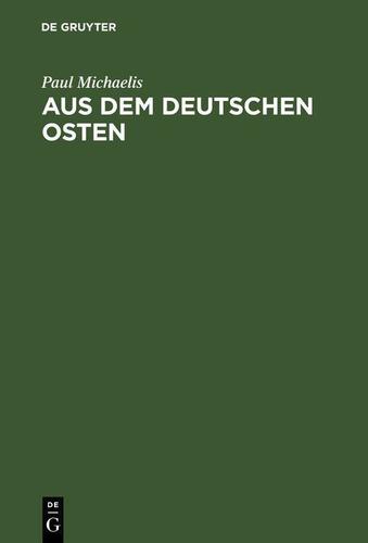 Cover image for Aus dem Deutschen Osten
