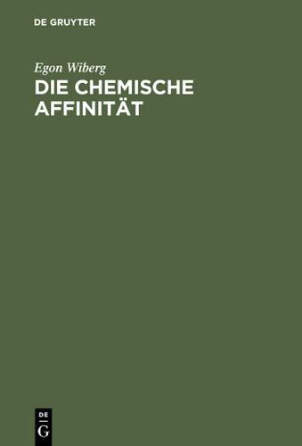 Cover image for Die chemische Affinitat