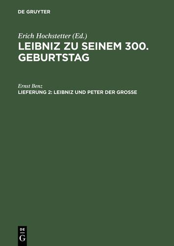 Cover image for Leibniz und Peter der Grosse