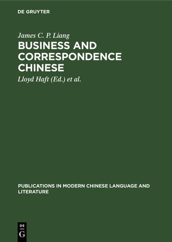 Cover image for Business and correspondence Chinese