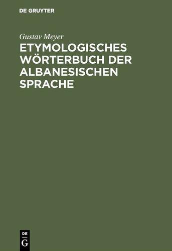Cover image for Etymologisches Worterbuch der albanesischen Sprache