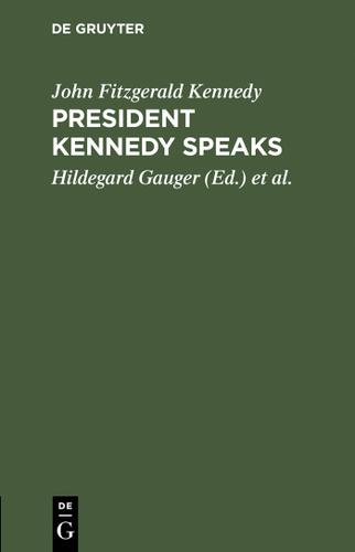 Cover image for President Kennedy speaks