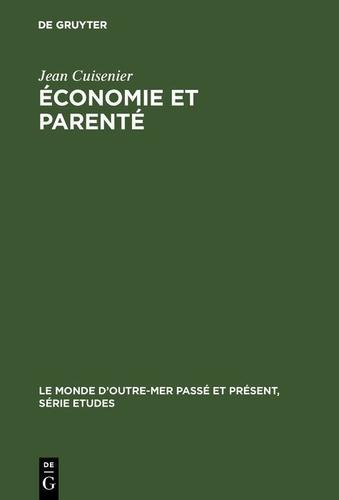 Cover image for Economie et parente