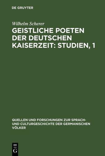 Cover image for Geistliche Poeten der deutschen Kaiserzeit: Studien, 1