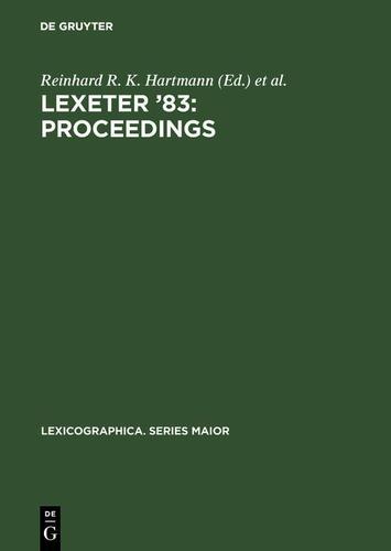 Cover image for LEXeter '83: proceedings