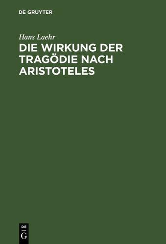 Cover image for Die Wirkung der Tragodie nach Aristoteles
