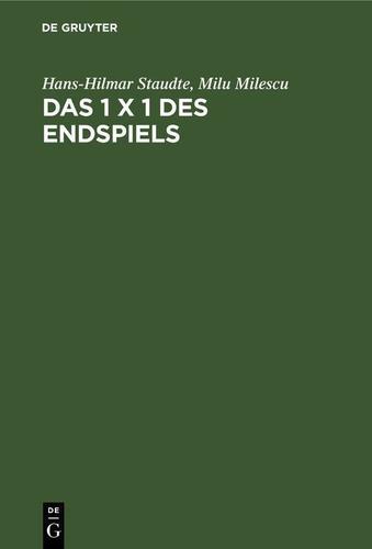 Cover image for Das 1 x 1 des Endspiels